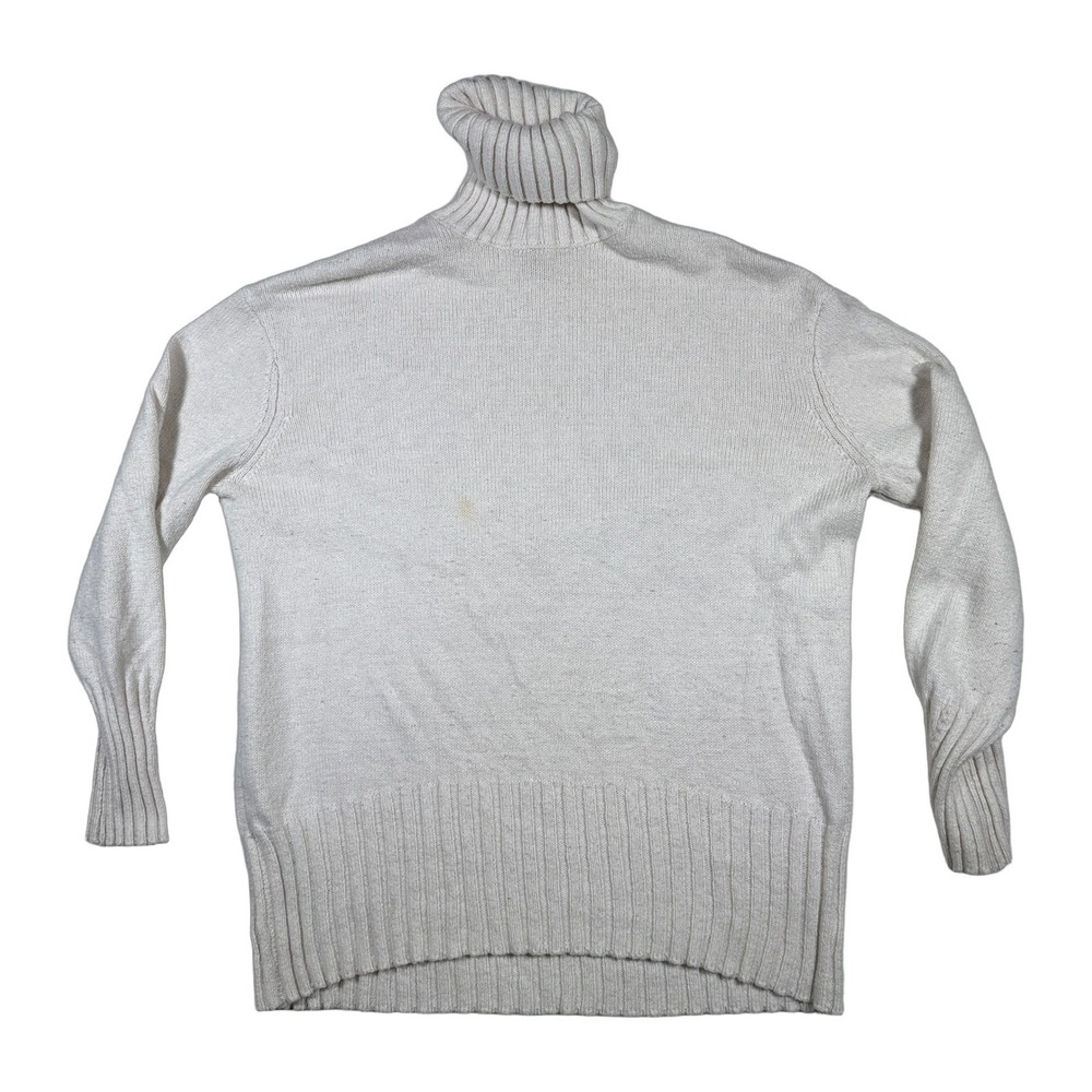 A‎ New Day Cream Knit Turtleneck Sweater Womens XS